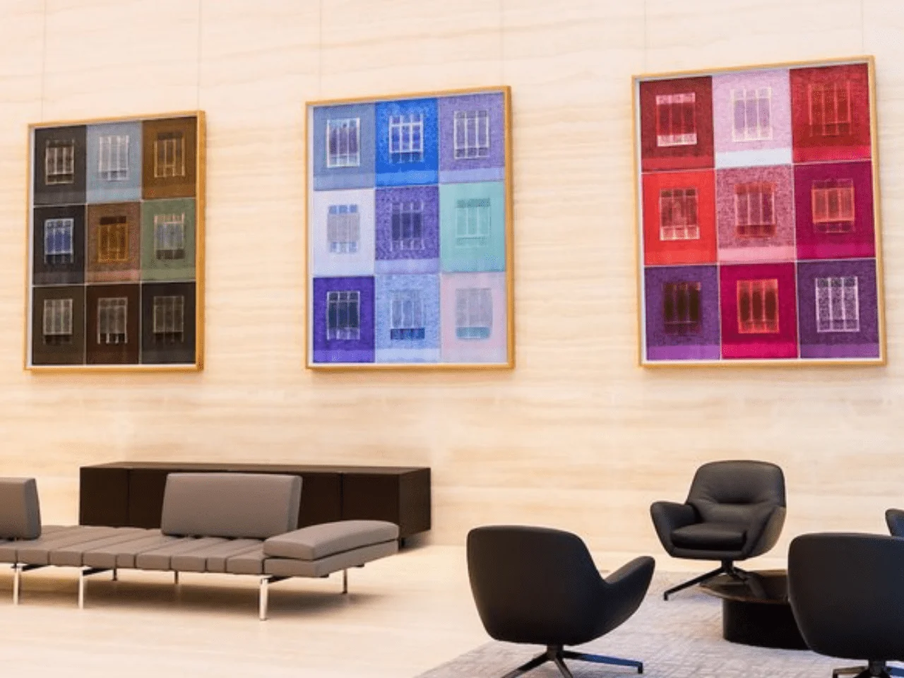 Idris Khan at Deutsche Bank Center, New York. Image © Liz Ligon